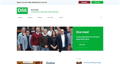 Desktop Screenshot of d66enschede.nl