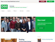 Tablet Screenshot of d66enschede.nl